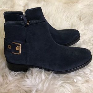 Tommy Hilfiger Navy Booties